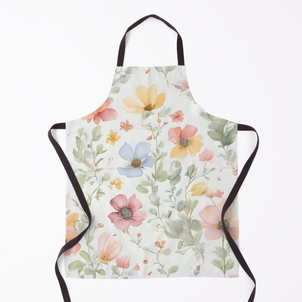 Item preview, Cheerful Watercolor Wildflowers Flowers Floral Patterns designed and sold by Wonder Of Light.