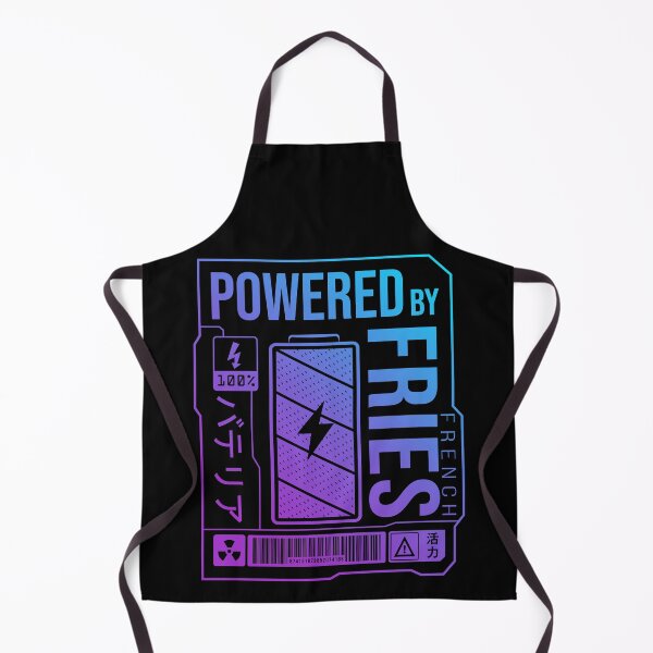 Item preview, Powered by French Fries - Neon Label designed and sold by forgottenfuture.