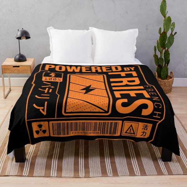 Item preview, Powered by French Fries - Orange Label designed and sold by forgottenfuture.
