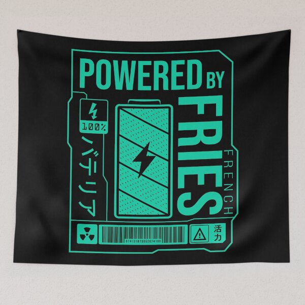 Item preview, Powered by French Fries - Green Label designed and sold by forgottenfuture.