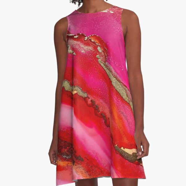 Item preview, Abstract In Red And Gold designed and sold by Deborah  League.