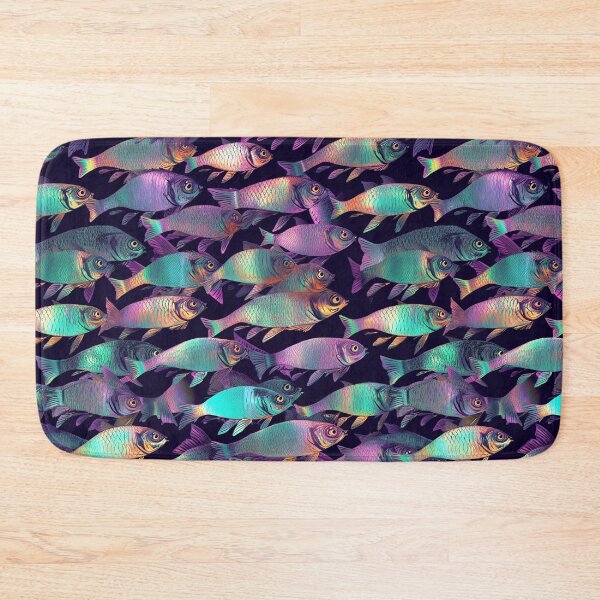 Item preview, Colored fish pattern designed and sold by Art by Lilia.