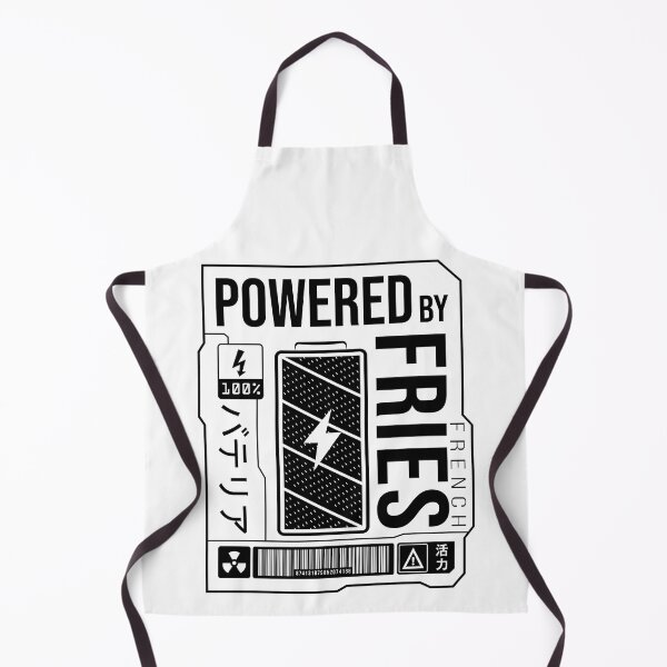 Item preview, Powered by French Fries - Black Label designed and sold by forgottenfuture.