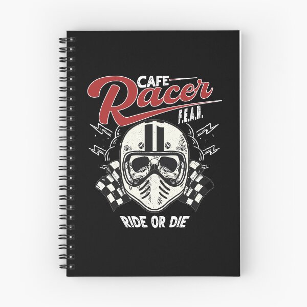 Item preview, Cafe Racer - Helmet Skull - F.E.A.R. Forget Everything AND RIDE designed and sold by Ellisano.