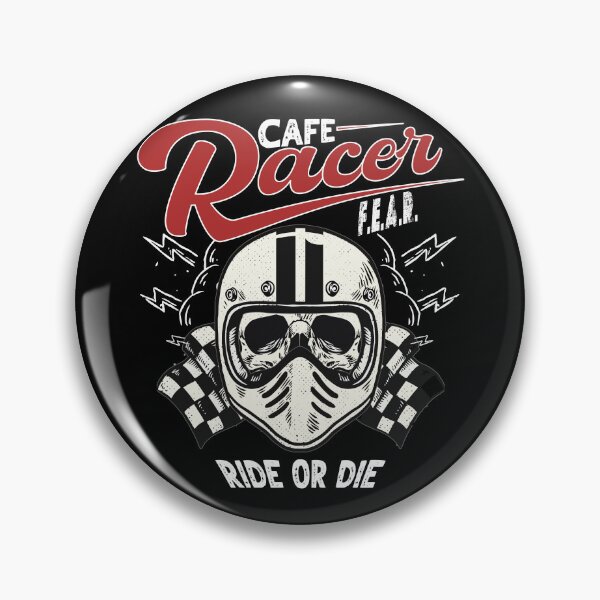 Item preview, Cafe Racer - Helmet Skull - F.E.A.R. Forget Everything AND RIDE designed and sold by Ellisano.