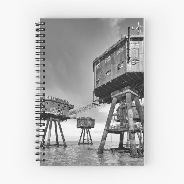 Item preview, WWii Maunsell Forts BW designed and sold by manateevoyager.
