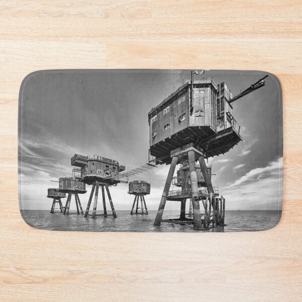 Item preview, WWii Maunsell Forts BW designed and sold by manateevoyager.