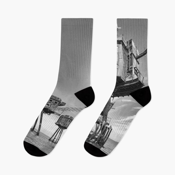 Item preview, WWii Maunsell Forts BW designed and sold by manateevoyager.