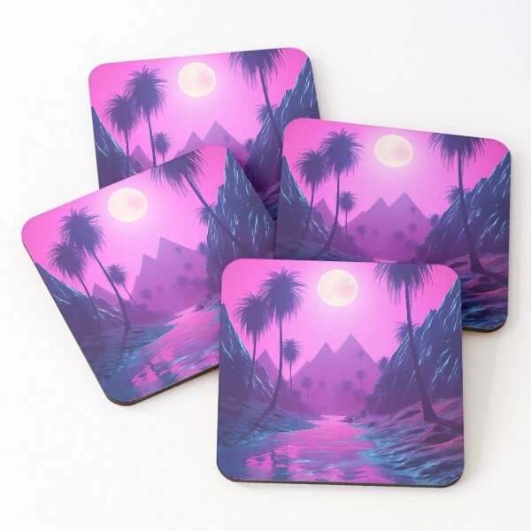 Item preview, Vaporwave Visions: An Artistic Exploration of the Aesthetic designed and sold by Mullet Monkey.