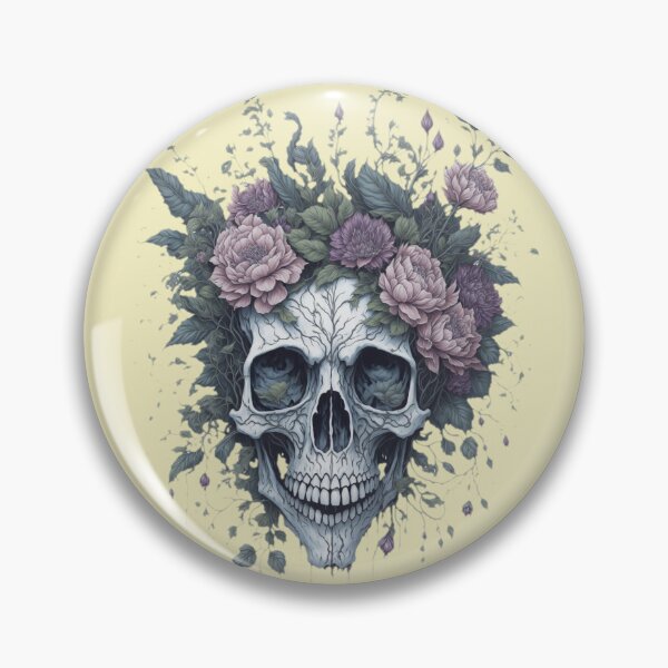Item preview, Botanical skull designed and sold by Dr-Kane.