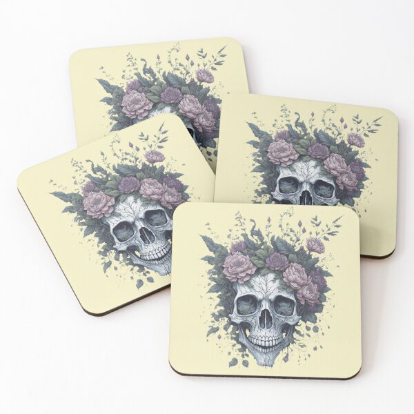 Item preview, Botanical skull designed and sold by Dr-Kane.