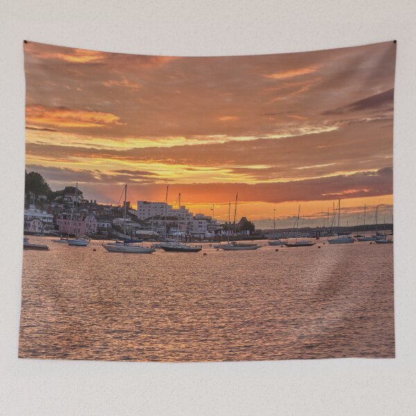 Item preview, Cowes Week Sunset Panorama designed and sold by manateevoyager.