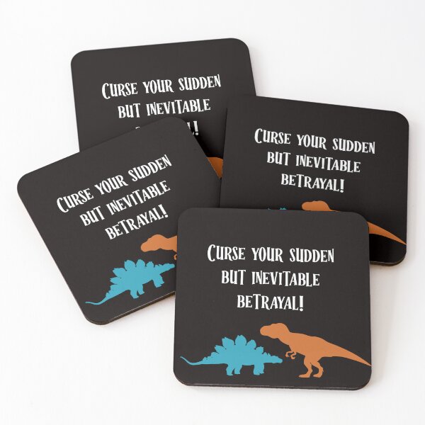 Item preview, Curse Your Sudden But Inevitable Betrayal (White Text) designed and sold by bocochocolina.