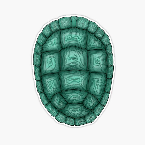 Master Turtle Shell Sticker for Sale by Relzak