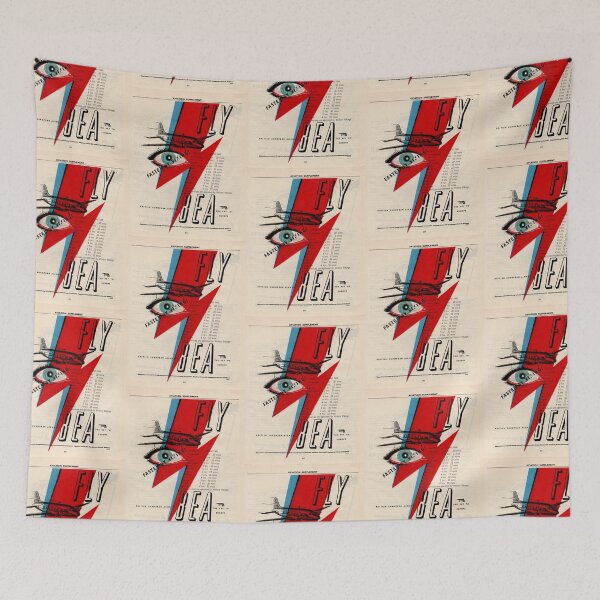 Artikelvorschau, David Bowie Eyes Lightning Ziggy Stardust Bowies Blitzfliege entworfen und verkauft von lapetiteart.