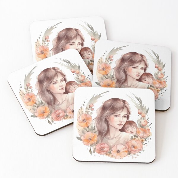Item preview, Beautiful Watercolor Style Mother's Day Illustration designed and sold by AlvarinsTrsr.