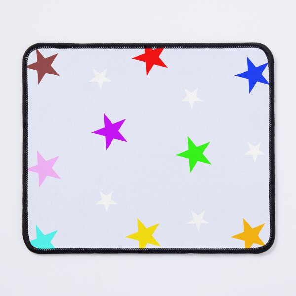Item preview, Colorful Stars Light Blue Pets Stickers Magnets Prints designed and sold by Saritas Boutique Shop.