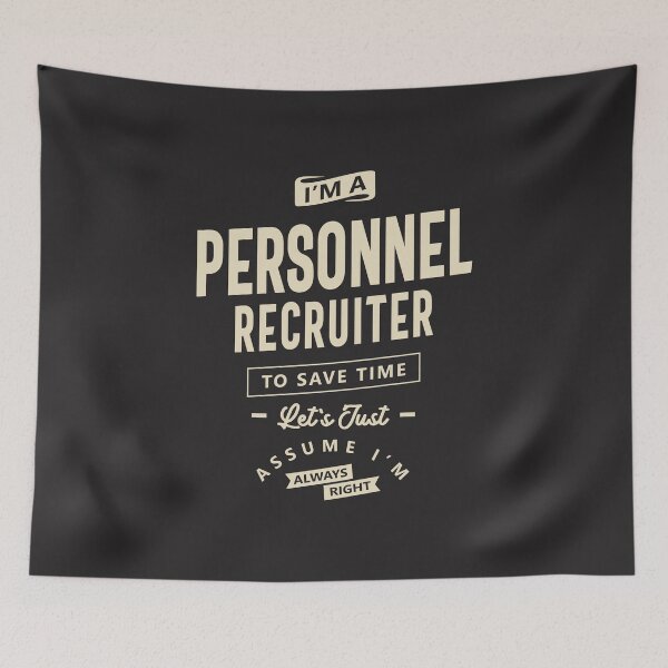 Item preview, Always Right Personnel Recruiter  designed and sold by cidolopez.