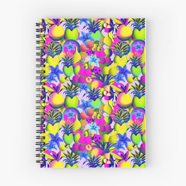 Item preview, Tropical cubist fruits summer pop color pattern designed and sold by Alessandro Remo Mazzoni Remotextiles.