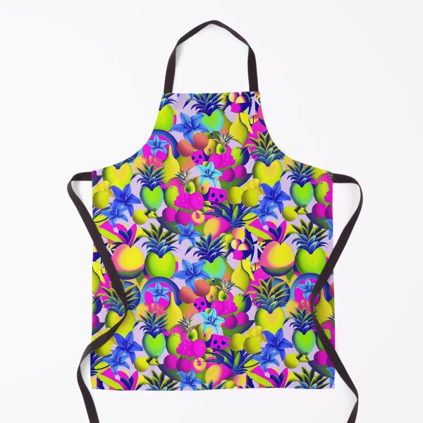 Item preview, Tropical cubist fruits summer pop color pattern designed and sold by Alessandro Remo Mazzoni Remotextiles.