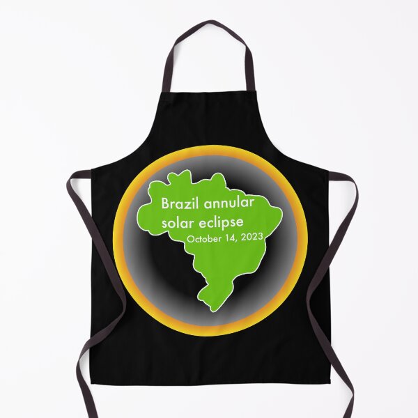 Item preview, Brazil annular solar eclipse october 14 2023 designed and sold by Cosmos-as-Art.
