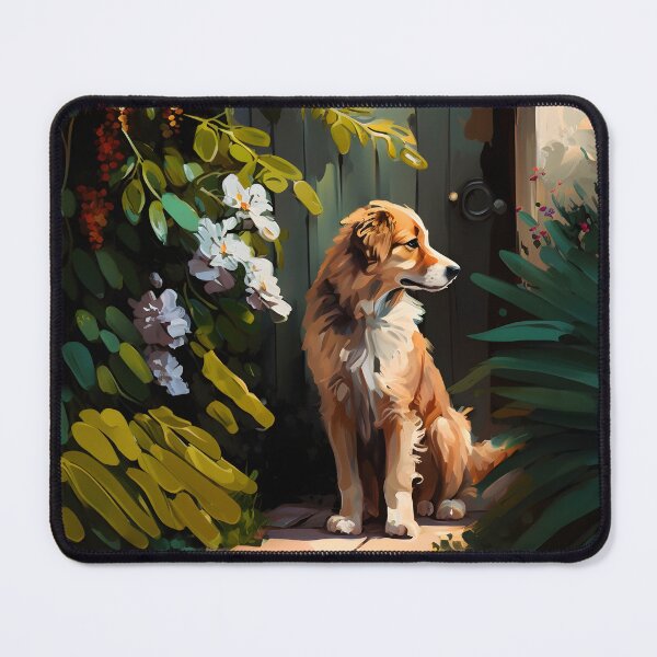 Item preview, A dog in the garden 2 designed and sold by Cr-AI-tive.