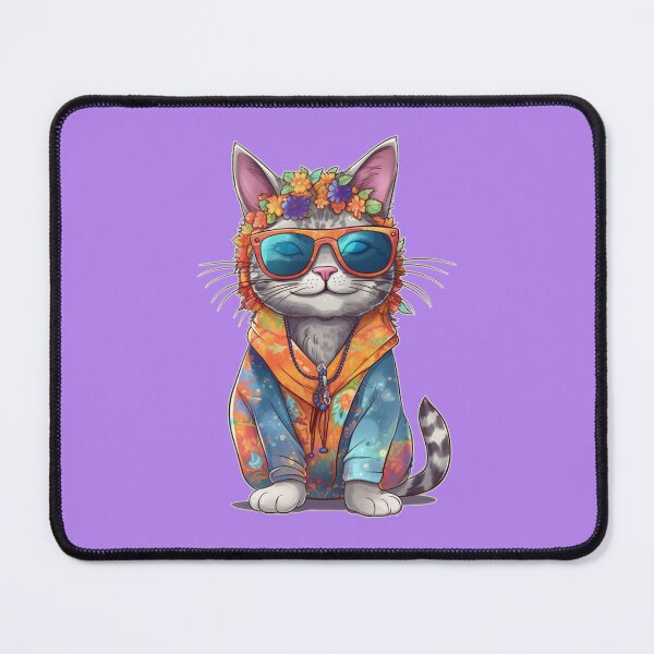 Item preview, Hippie Cat  designed and sold by NerdCulture.