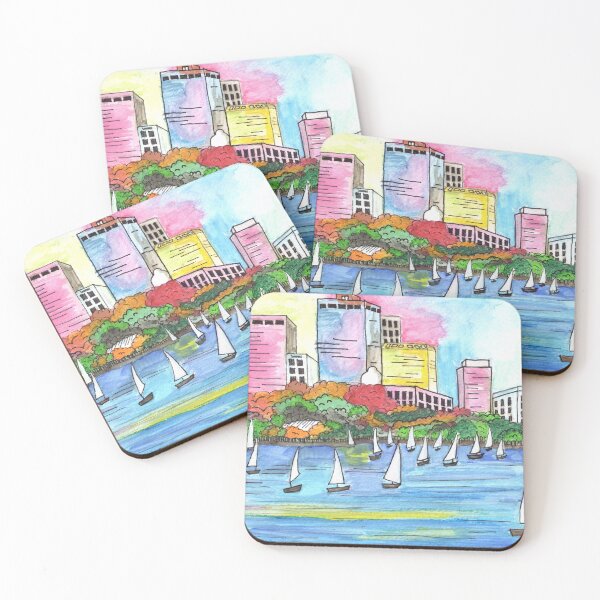 Item preview, Boat Club, Charles River, Boston, MA designed and sold by CreativeRootsStudio.