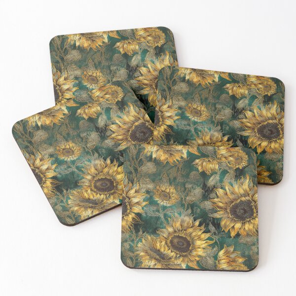 Item preview, Van Gogh Inspired Floral Bliss: Golden Sunflower Pattern  designed and sold by Retroshore.