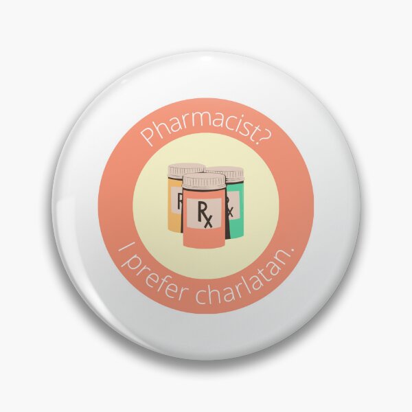 Item preview, Pharmacist Charlatan Sticker designed and sold by sydneyjdg.