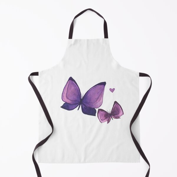 Item preview, Violet butterflies with heart - watercolor painting designed and sold by TosunDesign.