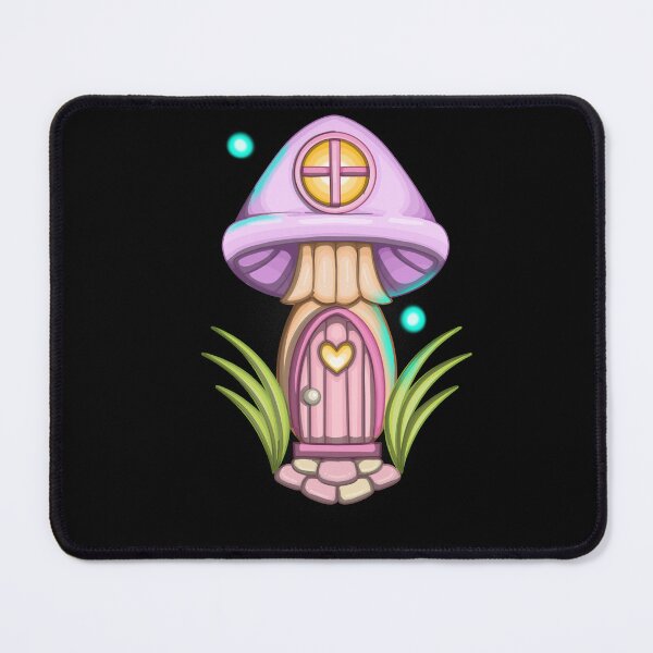 Item preview, Pastel Cottagecore Mushroom House designed and sold by Lauren-Cthulu.