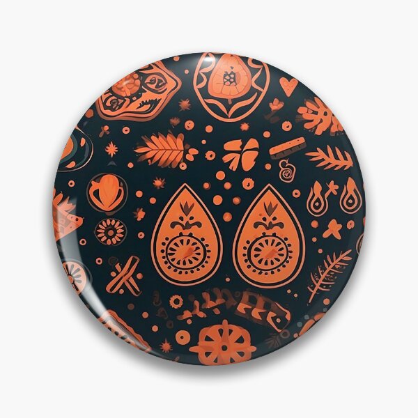 Aperçu de l'œuvre Motif tribal d'icônes ethniques créée et vendue par HujiolStudio.