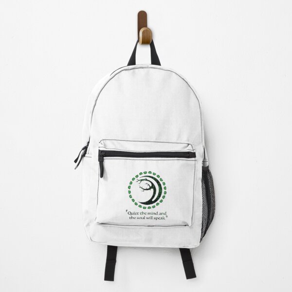 Item preview, Bodhi Tree Crescent Moon Black Over Green Distress designed and sold by Gnartist.