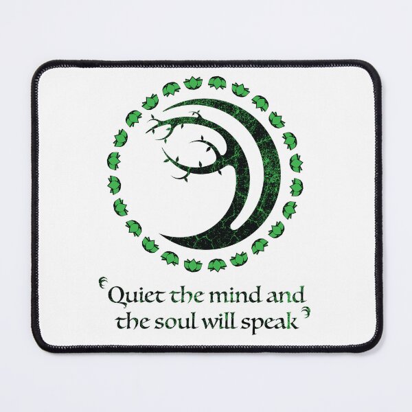 Item preview, Bodhi Tree Crescent Moon Black Over Green Distress  designed and sold by Gnartist.
