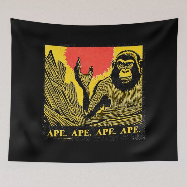 Item preview, Ape. Ape. Ape. Ape. designed and sold by The Cosmic Turtle.