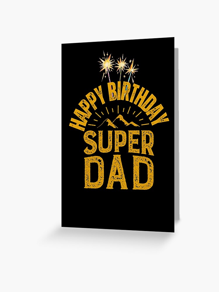 Birthday Wishes Dad Birthday Card