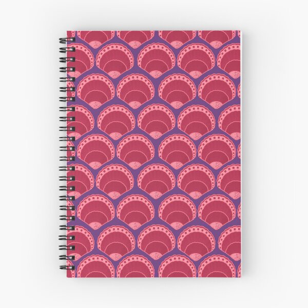 Item preview, Magenta Sea shells pattern designed and sold by HariniArts.