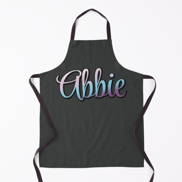 Item preview, Pretty Script Abbie Typographic Name in Cool Colors designed and sold by AloraDawnEve.