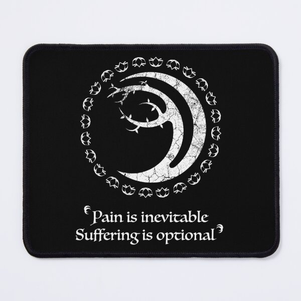 Item preview, Bodhi Tree Crescent Moon White Distressed Pain designed and sold by Gnartist.