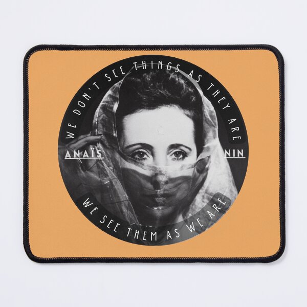 Item preview, Anaïs Nin portrait and a quote of talmudic origin: We Don’t See Things As They Are, We See Them As We Are designed and sold by artbleed.