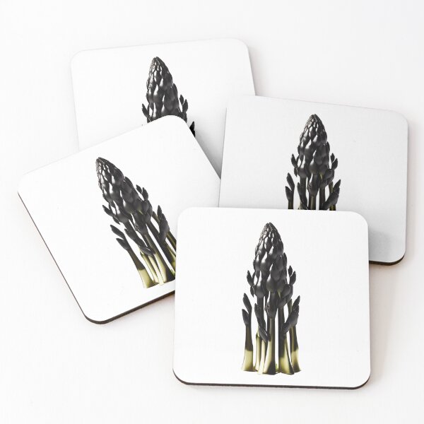 Item preview, Black Metallic Asparagus Art designed and sold by CarrotStick.