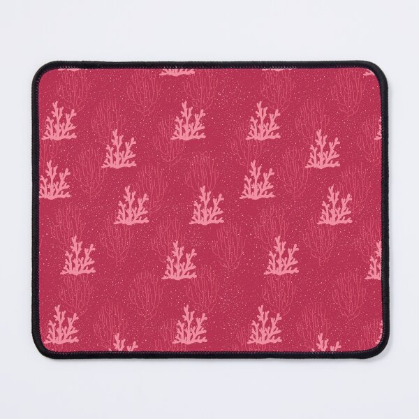 Item preview, coral reef repeat pattern in viva magenta designed and sold by HariniArts.