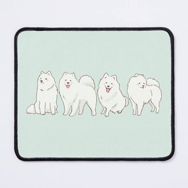 Item preview, Cute cartoon Samoyed designed and sold by Mayarart.