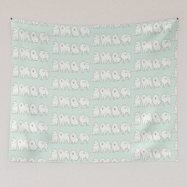 Item preview, Cute cartoon Samoyed  designed and sold by Mayarart.