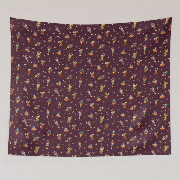 Item preview, Animals in Space Pattern 8 designed and sold by SimpleWorksSK.