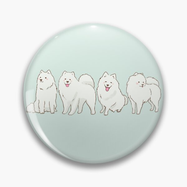Item preview, Cute cartoon Samoyed  designed and sold by Mayarart.