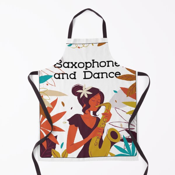 Item preview, Graceful Girl Saxophone and Dance - Music Artwork designed and sold by ElLocoMus.