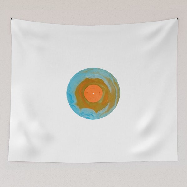 Item preview,  Blue w/ Orange Smash Vinyl Record designed and sold by MADI DESTROY.