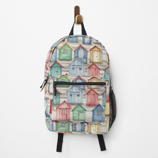 Item preview, Colorful Beach Huts designed and sold by StrictlyStellar.